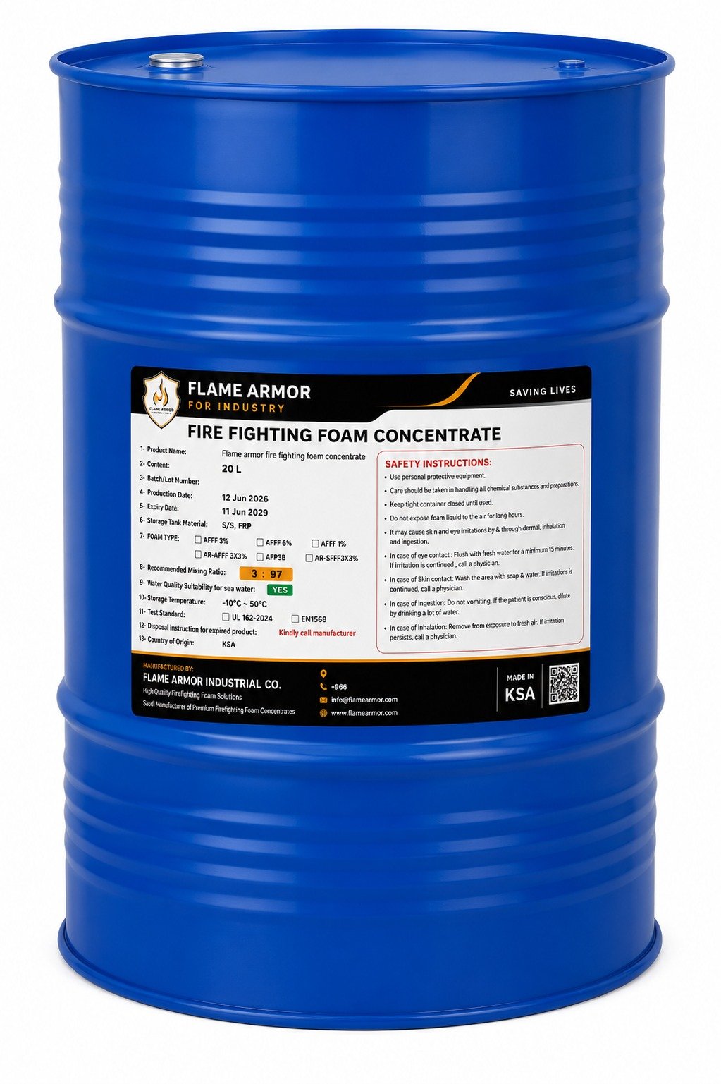 AFFF 6% Foam Concentrate